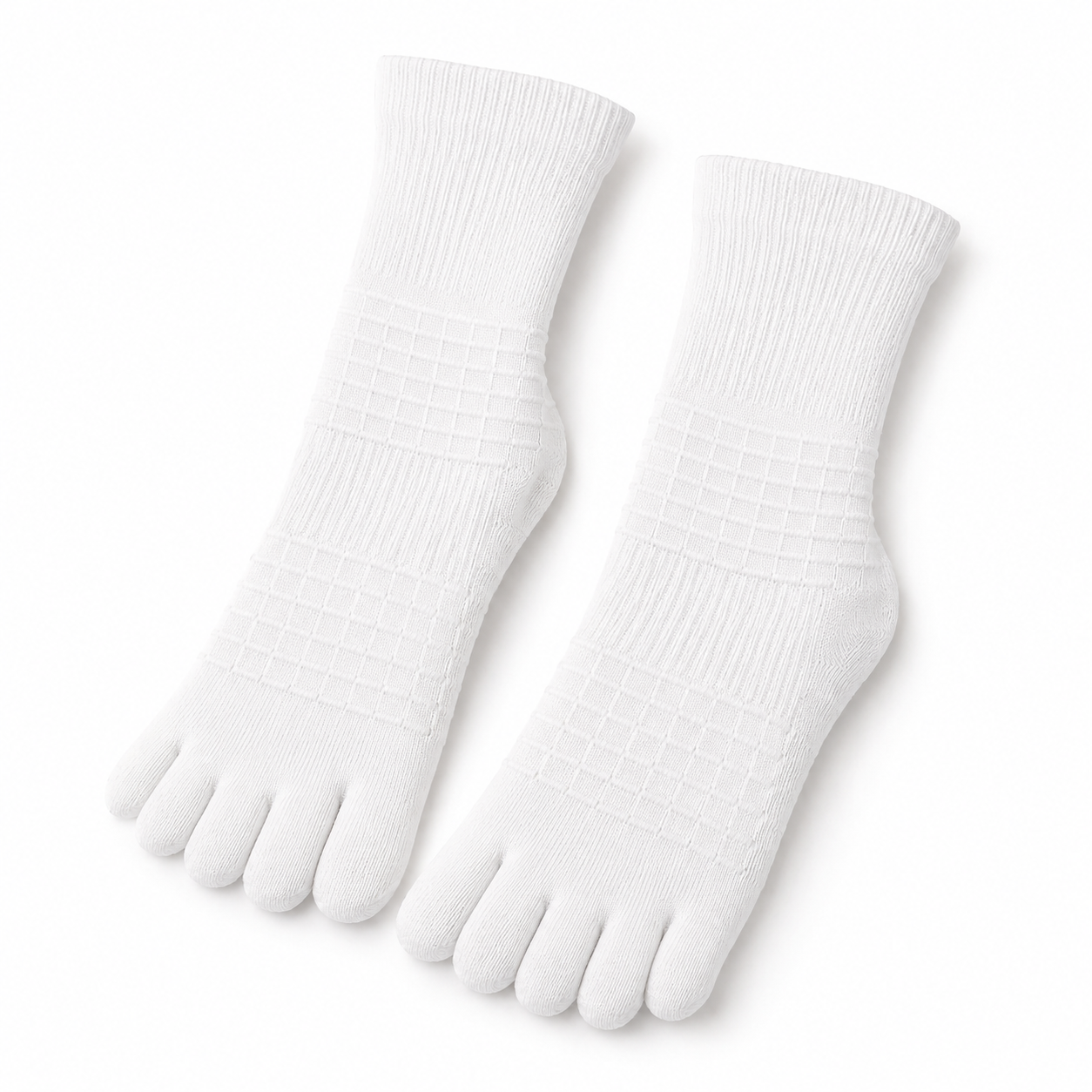 Zehensocken weiss