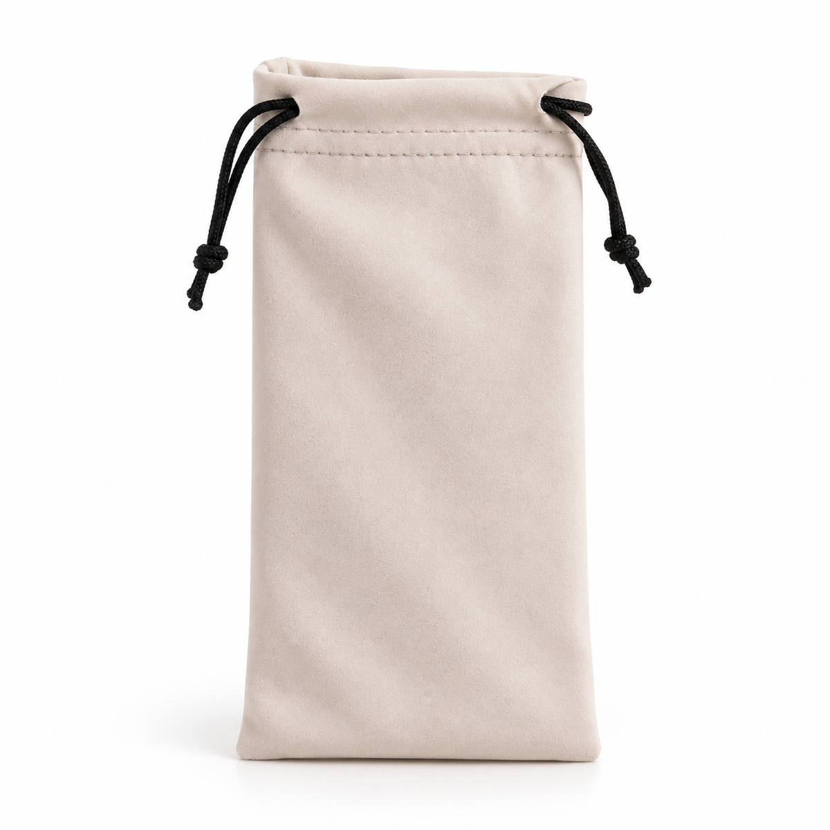 Mikrofaserbeutel Sonnenbrillen beige