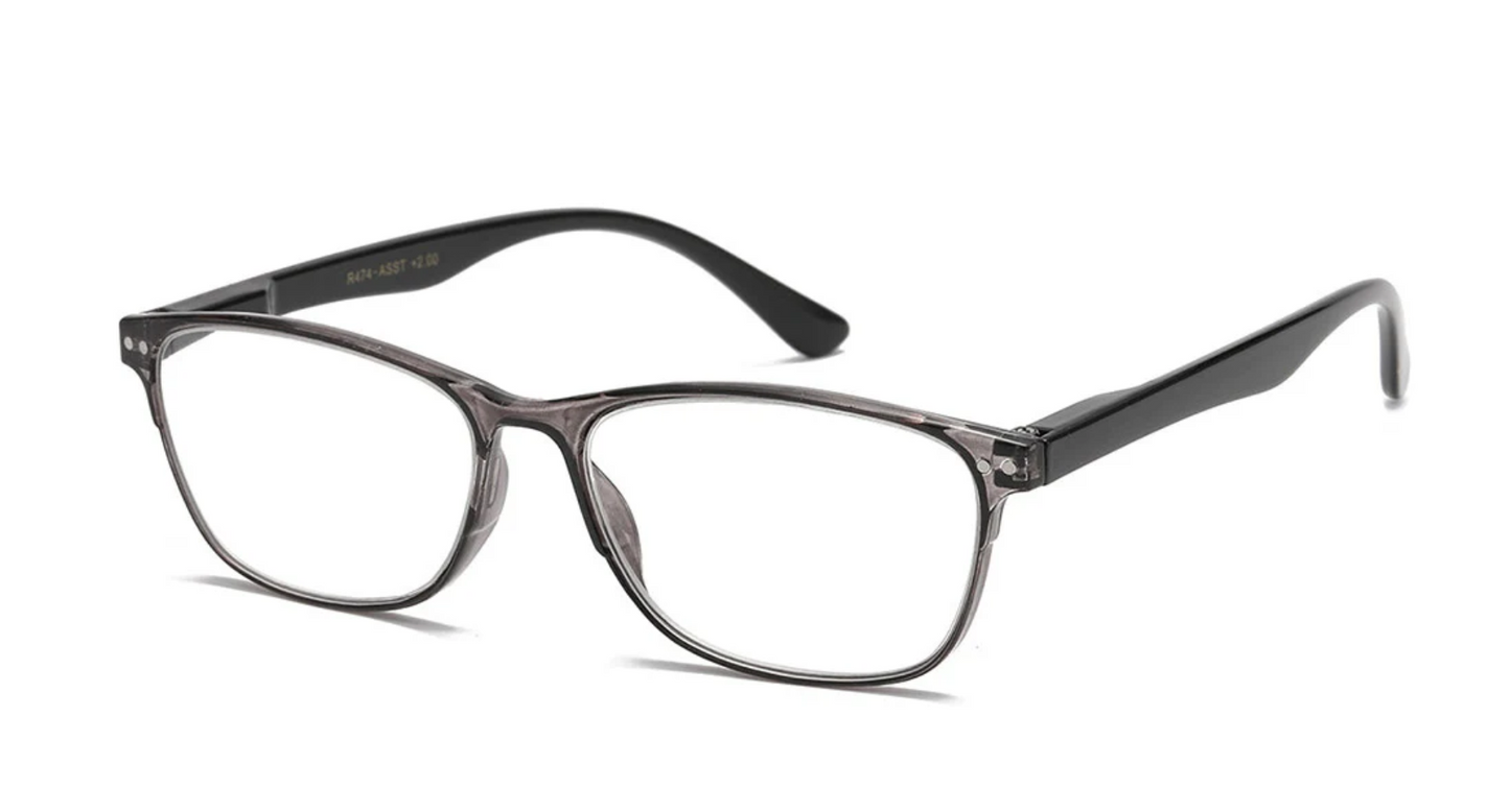 Reading glasses gray +1.50 - +2.50