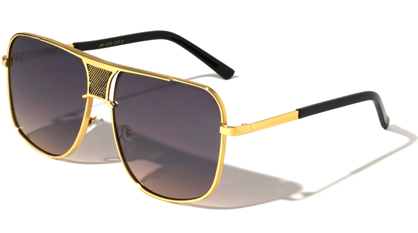 Aviator square sunglasses