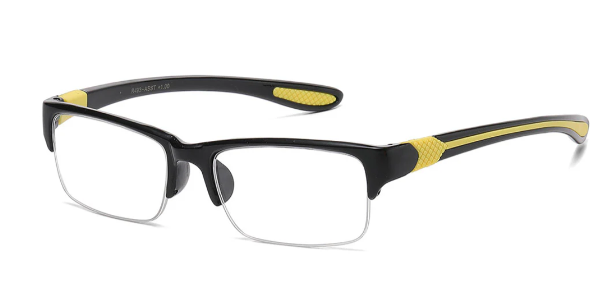 Lesebrille gelb +1.00 + +2.00