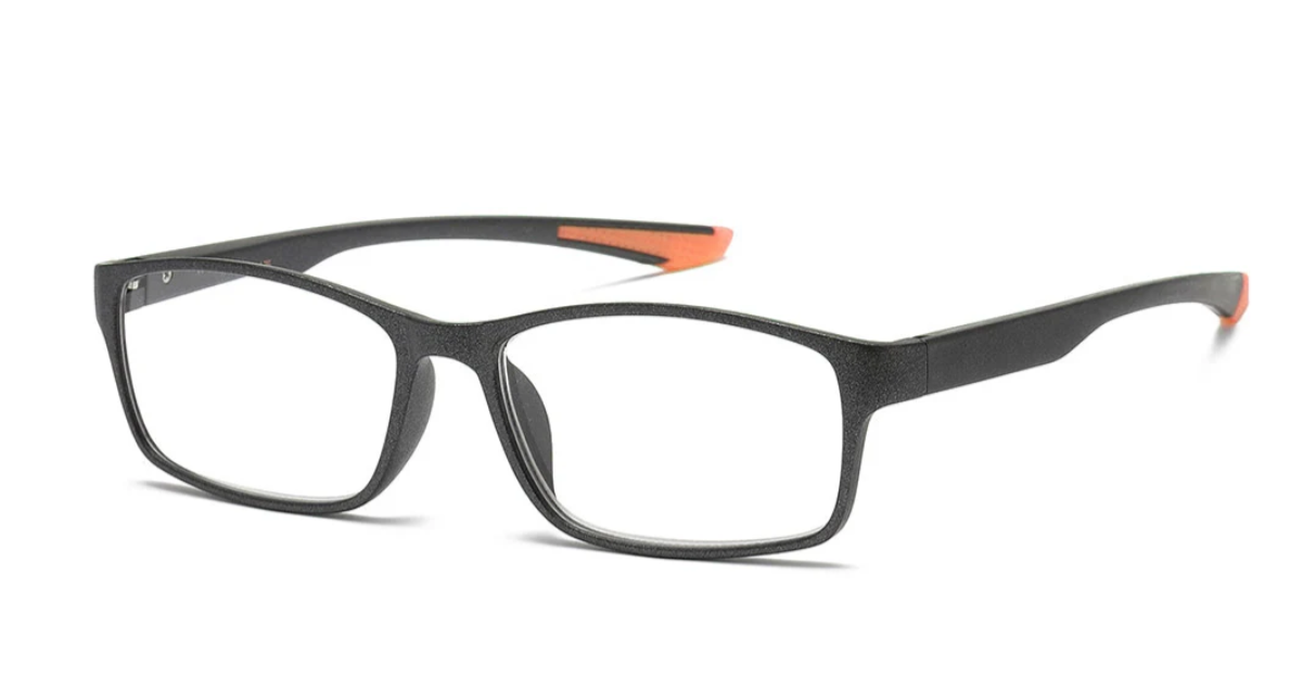 Lesebrille orange +1.50 + +2.50