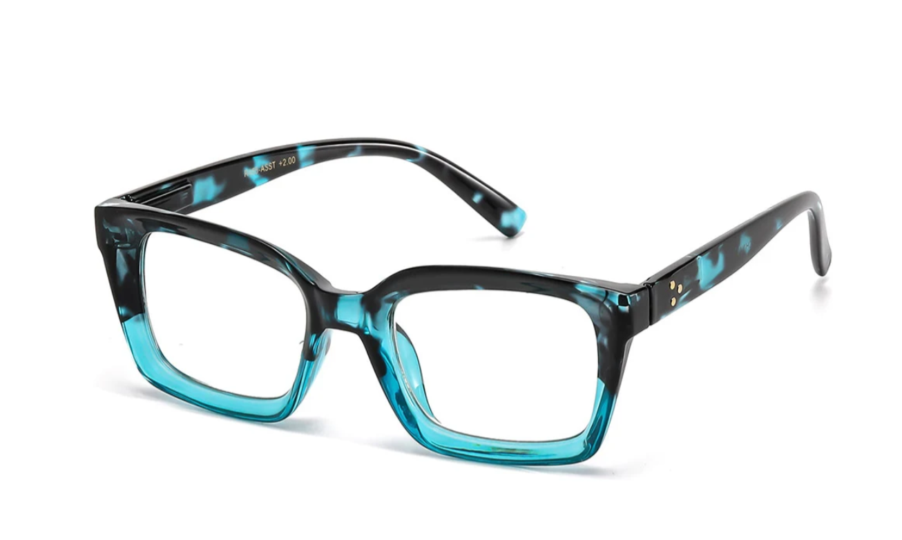 Reading glasses blue +1.25 - +2.00