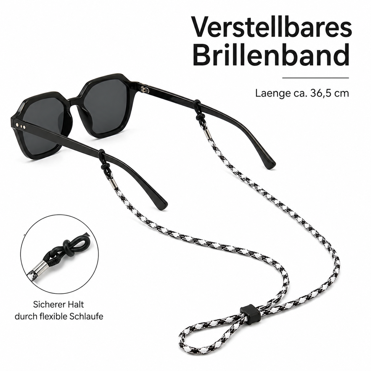 Brillenband verstellbar