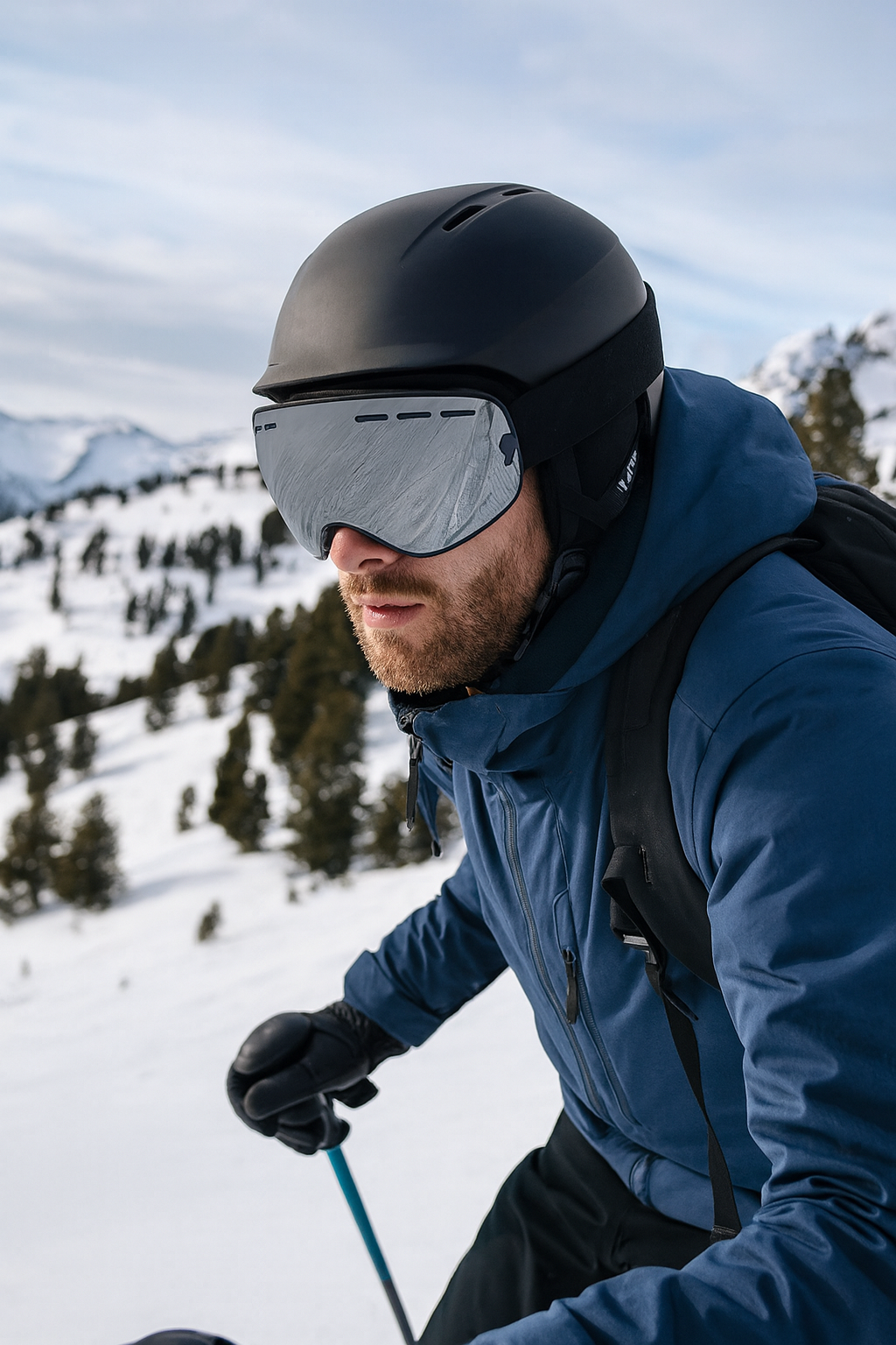 Skibrille mit PC UV400 Linse - C3