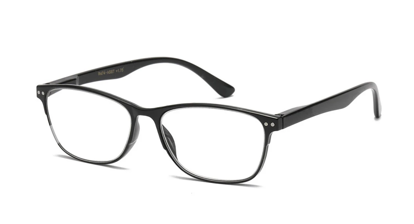 Reading glasses black +1.75 - +2.75