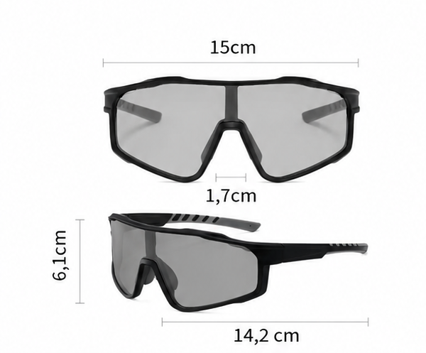 Photochrome Polarisierte Sport-Sonnenbrille | UV400 Schutz