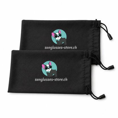 Microfiber bag sunglasses black