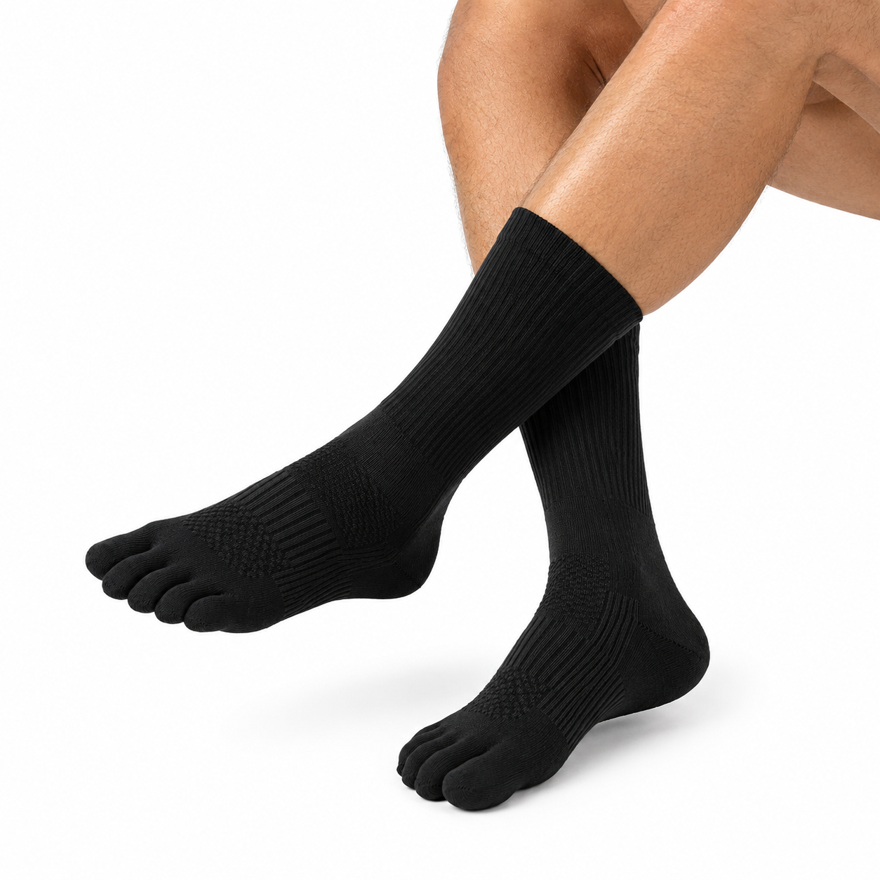 Zehensocken schwarz