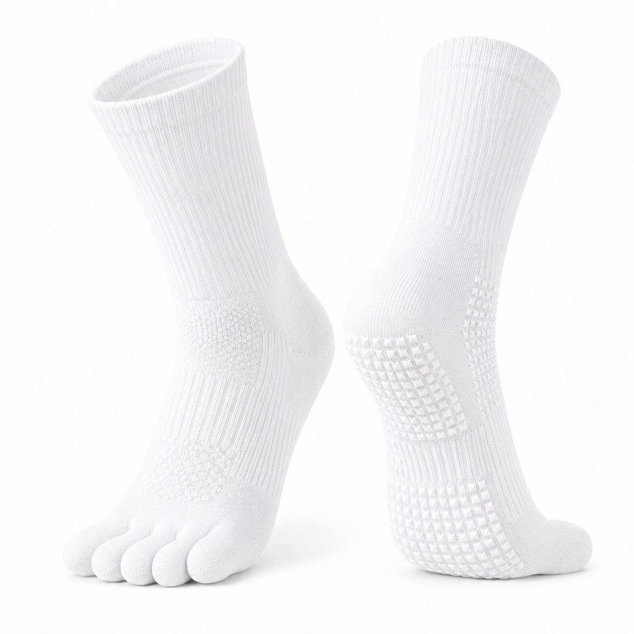 Zehensocken weiss