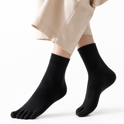 Zehensocken schwarz