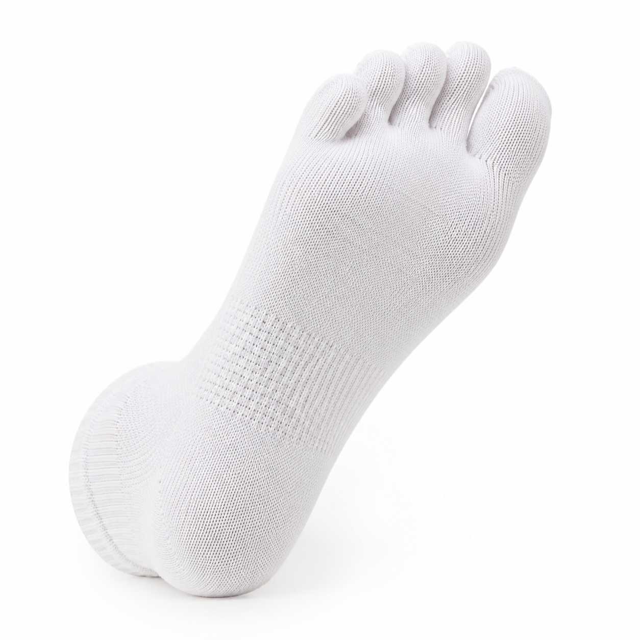 Zehensocken weiss kurz