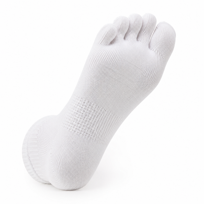 Zehensocken weiss kurz
