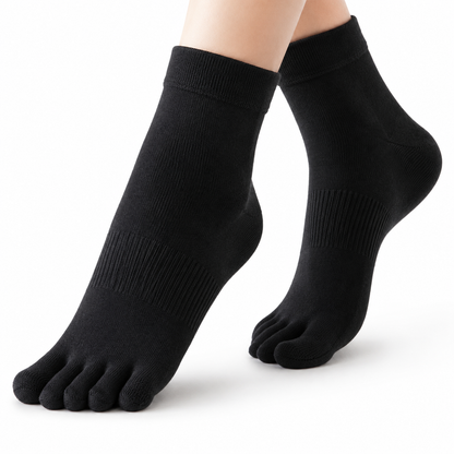 Zehensocken schwarz