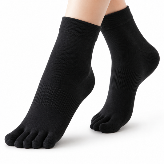 Zehensocken schwarz