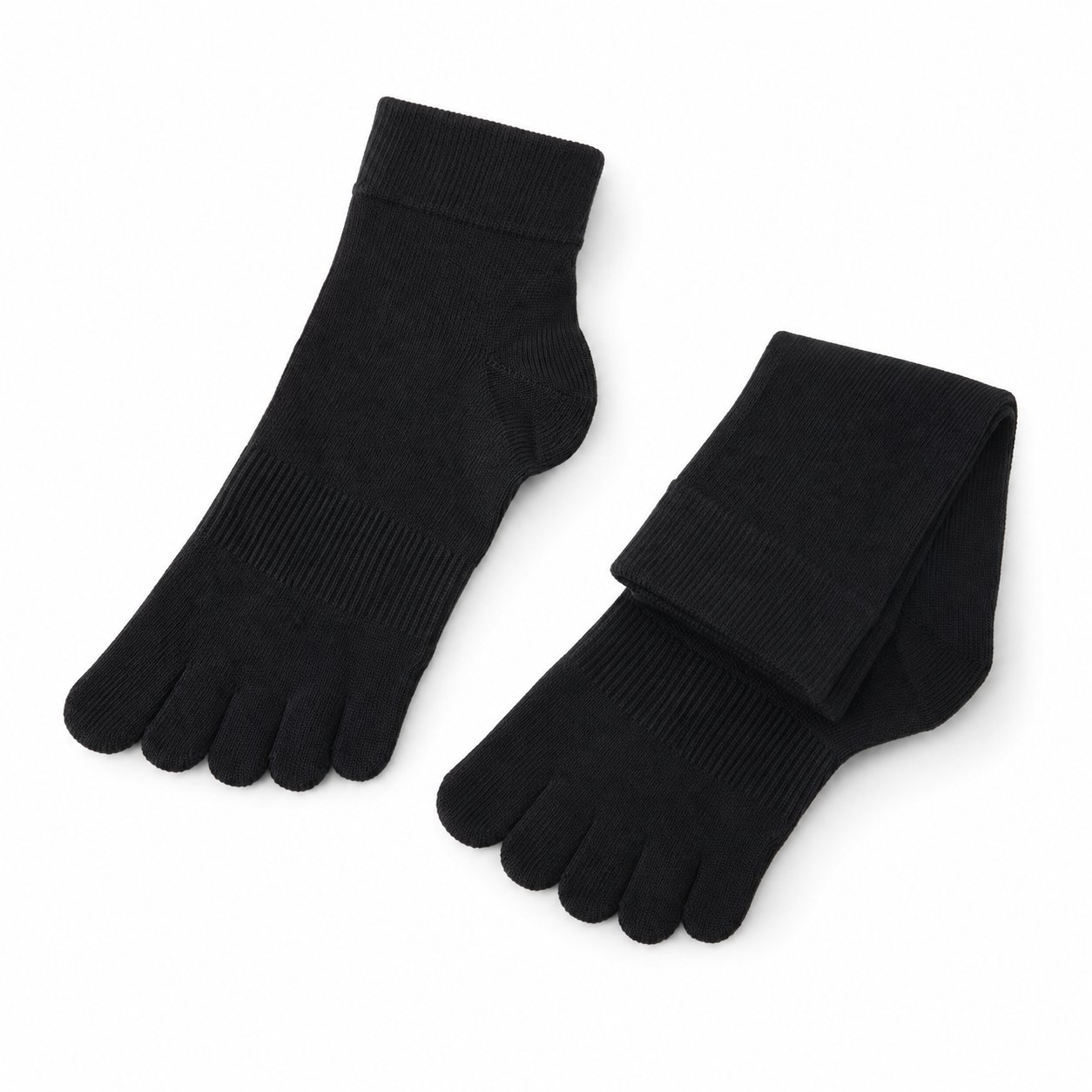 Zehensocken schwarz