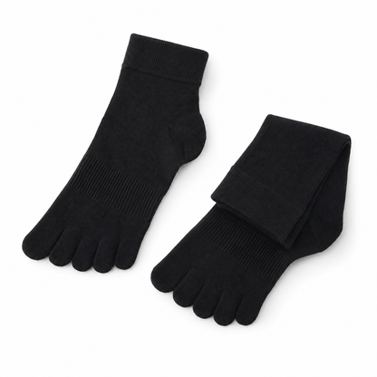 Zehensocken schwarz