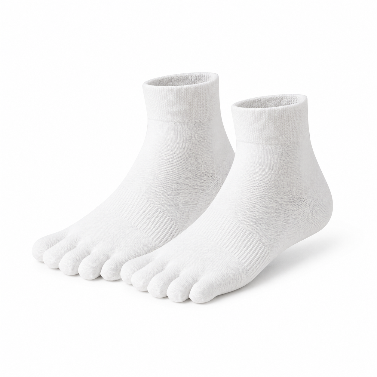 Zehensocken weiss