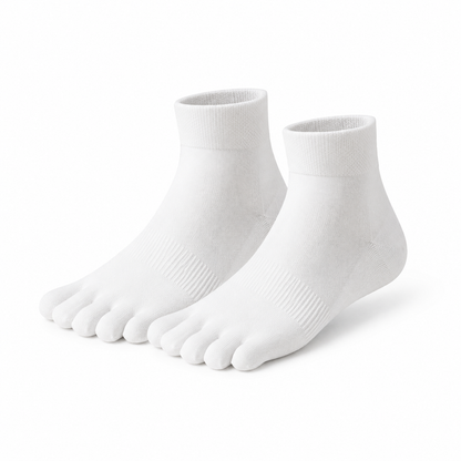 Zehensocken weiss