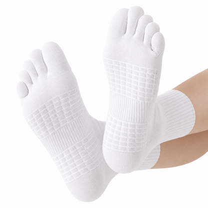 Zehensocken weiss