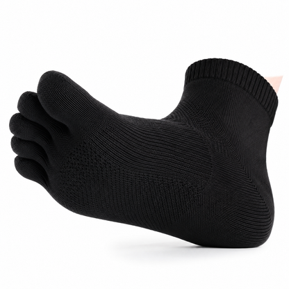 Zehensocken schwarz kurz