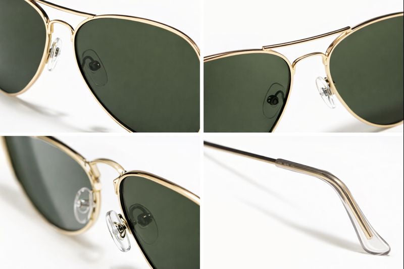 Sonnenbrille Air Force Aviator Gold