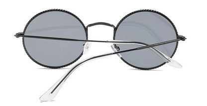 Sonnenbrille Retro schwarz