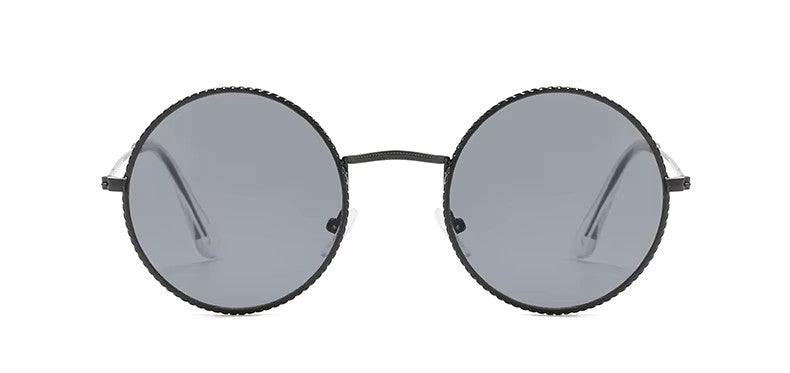 Sonnenbrille Retro schwarz