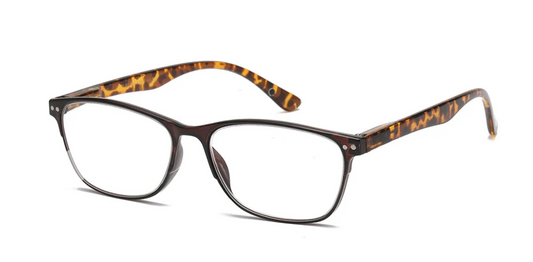Lesebrille dunkel/schwarzgelb +1.25 - +1.75