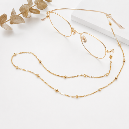 Brillenkette gold
