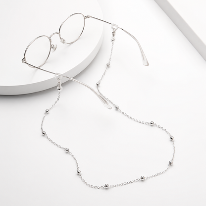 Brillenkette silber