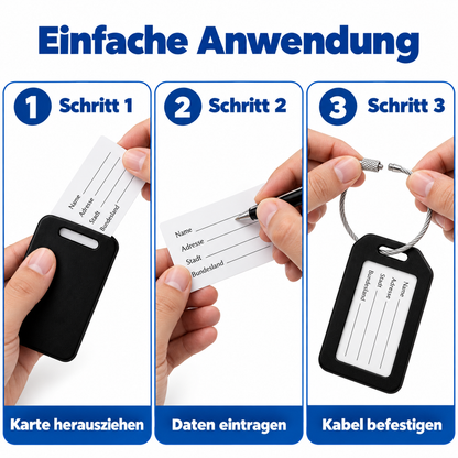 Kofferanhänger schwarz