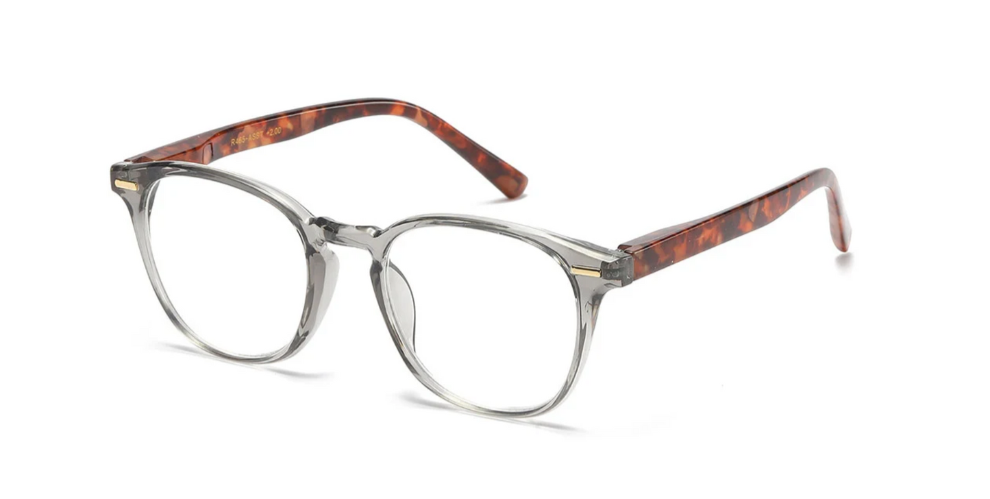 Lesebrille transparent +1.50 - +2.50