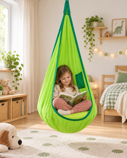 Hängesessel für Kinder hellgrün