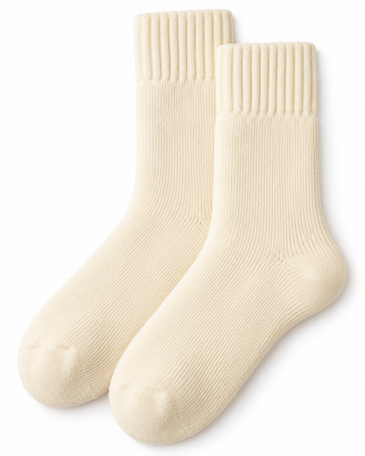 Kuschelsocken creme
