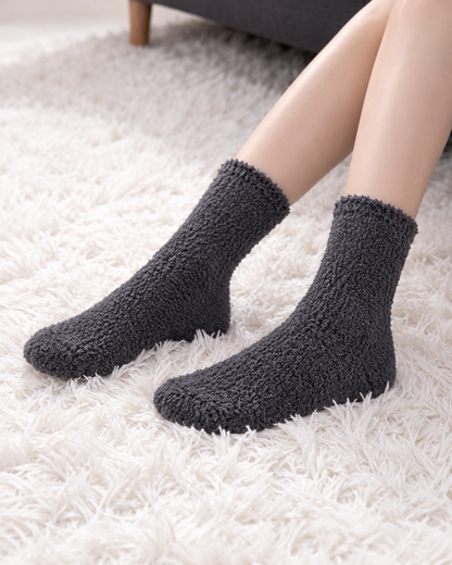 Kuschelsocken anthrazit