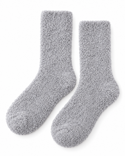 Kuschelsocken grau