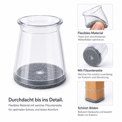 Stuhlbeinkappen 32 Stück