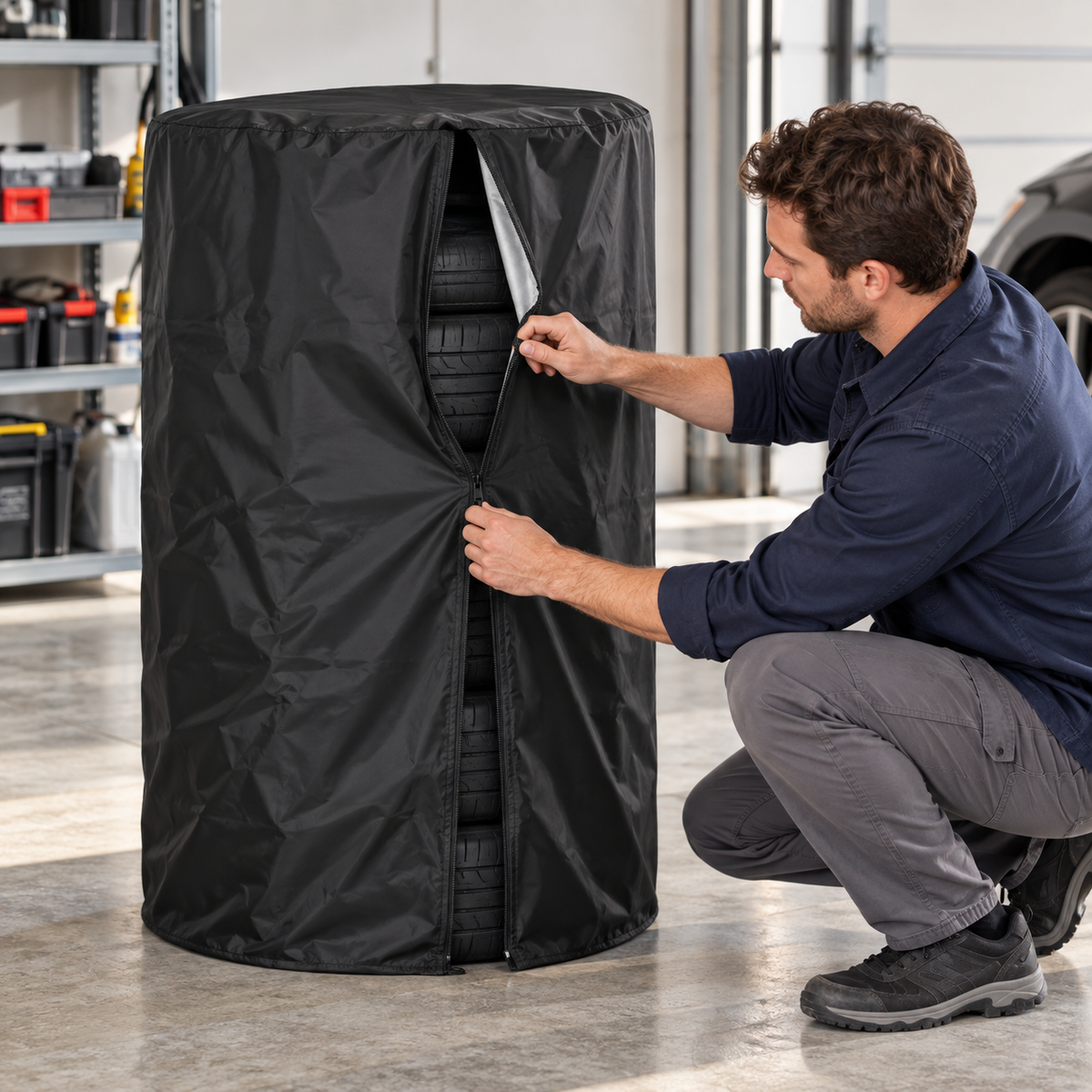 Reifenabdeckung