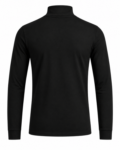 T-shirt langarm mit Rollkragen