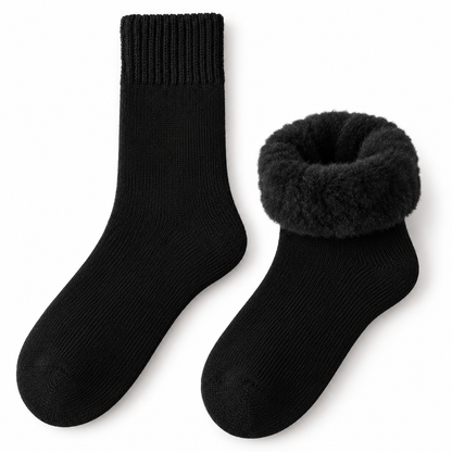 Kuschelsocken schwarz