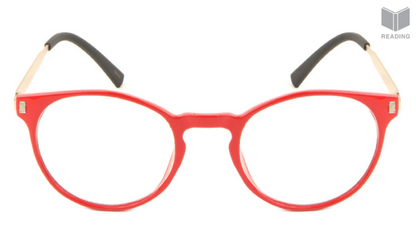 Retro Lesebrille Rot +1.00