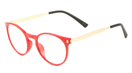 Retro Lesebrille Rot +1.00