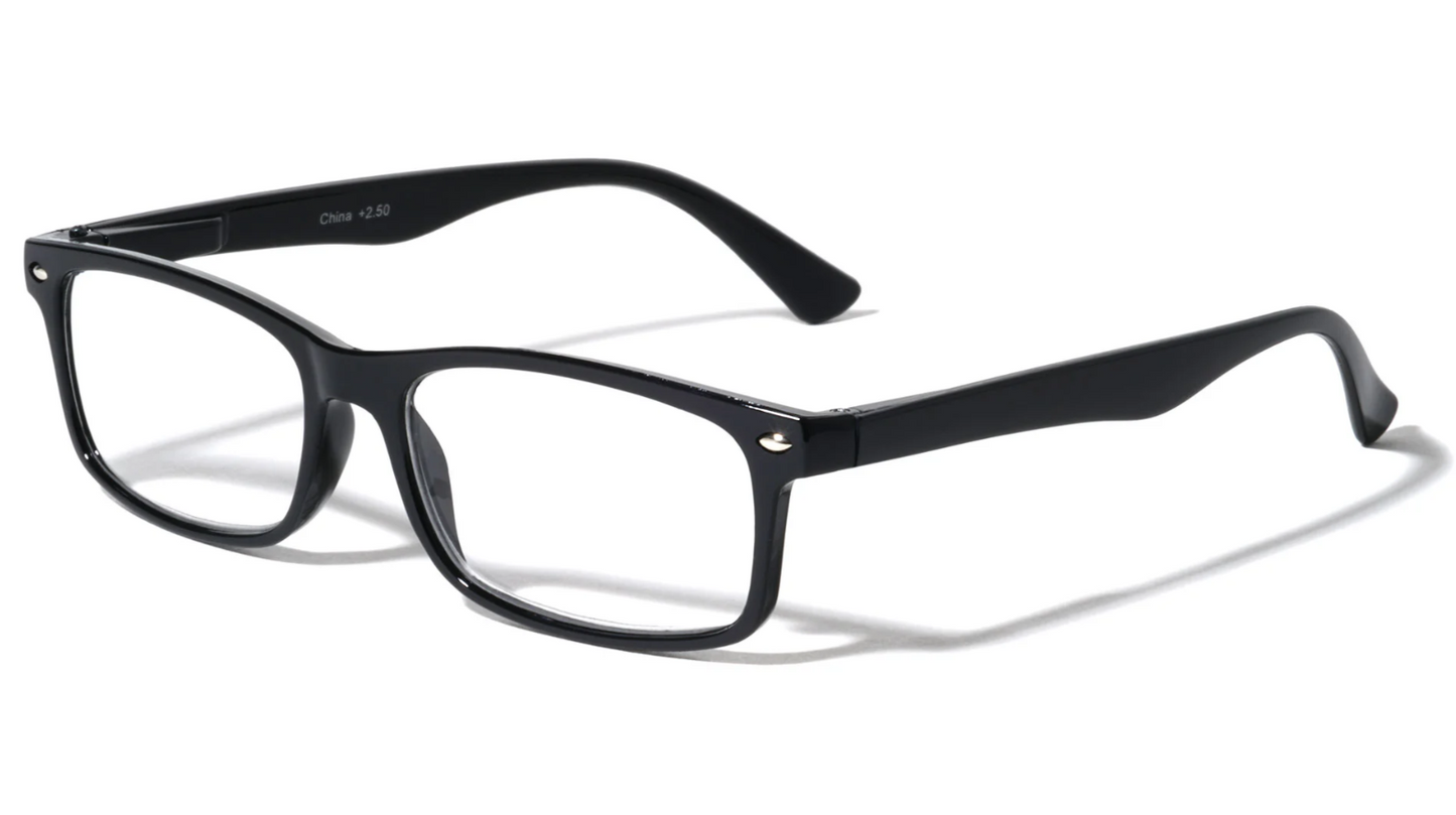 Dünne Lesebrille Schwarz +1.00 - +3.25