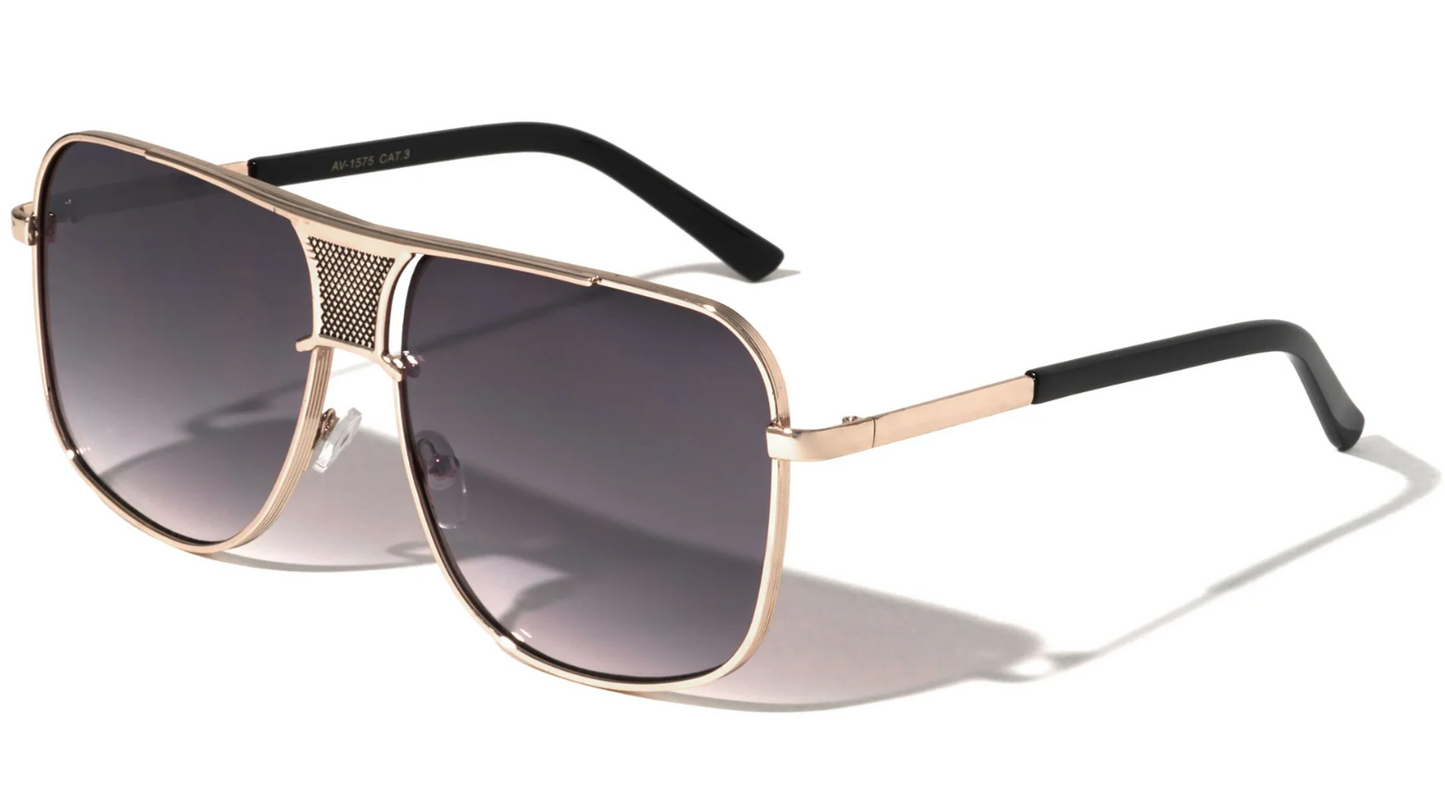 Sonnenbrille Aviator quadratisch