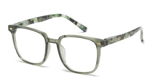 Lesebrille transparent hellgrün +1.25 - +2.50