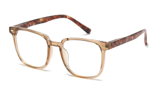 Lesebrille transparent braun +1.50 - +2.50