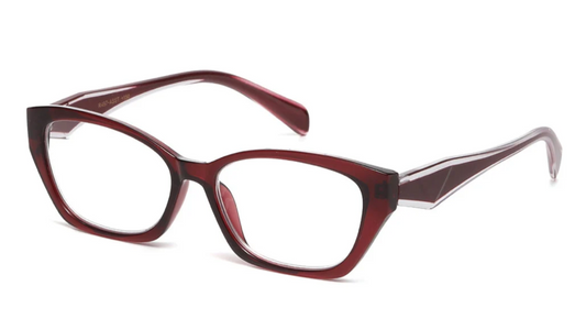 Lesebrille Cat Eye rot +1.50 - +2.50