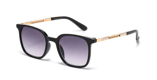 Klassische Damen Sonnen-Lesebrille dunkel/schwarz +1.25 - +3.00