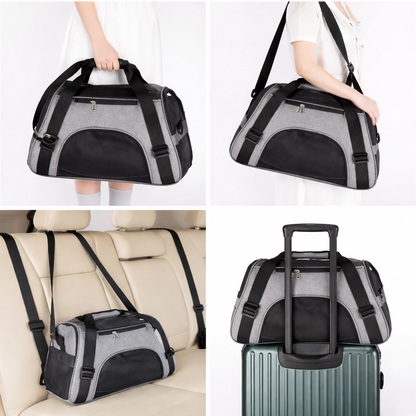 Flugzeugtaugliche Haustiertasche 47x23x30cm